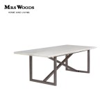 Marble Top Dining Table Base Metal