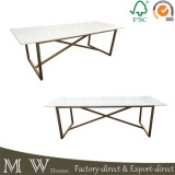 Golden Modern Marble Dining Table