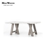 Marble Top Rectangular Dining Table