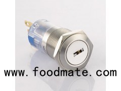 16mm Metal Key Switch