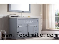 48 in Grey Shaker Style wood compliant  Bathroom sinks Vanity Cabinets with Drawers
