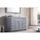 48 in Grey Shaker Style wood compliant  Bathroom sinks Vanity Cabinets with Drawers