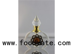 Antique Electroplated Crystal Oil Bottles