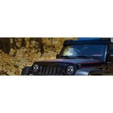 BLUETOOTH Wireless LED Glow Headlight Replacement Lights For Jeep Wrangler TJ
