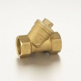 1/2"-1 1/4" Brass Glove Valve(Y-body Stop Valve) Polishing Surface Plastic Handle Straight