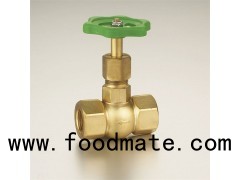 1/2"Brass Glove Valve(through Shut-off Valve) Polishing Surface Plastic Handle Straight-flow Wi