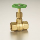 1/2"Brass Glove Valve(through Shut-off Valve) Polishing Surface Plastic Handle Straight-flow Wi