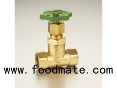3/4"Brass Glove Valve(through Shut-off Valve) Polishing Surface Plastic Handle Straight-flow Wi