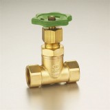 3/4"Brass Glove Valve(through Shut-off Valve) Polishing Surface Plastic Handle Straight-flow Wi