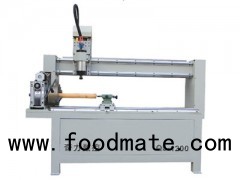 1200 Two Spindle With 4 Axis Rotary CNC Router Cylinder Engraving Machine