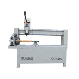 1200 Two Spindle With 4 Axis Rotary CNC Router Cylinder Engraving Machine