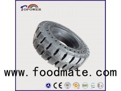 Forklift Solid Tires With Side Hole