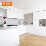 Modern Australia Style Best White Painting Wood For Kitchen Cabinets