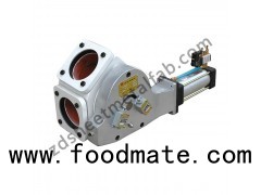 Stainless Steel Diverter 2 Way Valve for Flour Mill Pneumatic Conveying Powder Handling