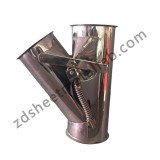 Stainless Steel Manual Two Way Valve Diverter