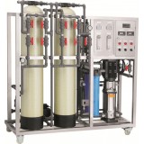 500L One Stage Two Plastic Tanks Hard Water Reverse Osmosis Domestic Filter Treatment System