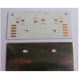 Iron Based PCBs with Single Side Slot Hole Taiyo White Ink High Precision High Power Immersion Gold