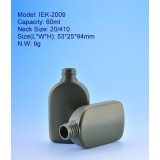 Matte 2oz 60ml 60g Square HDPE PE Plastic Cosmetic Bottles