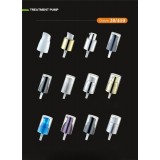 20/410 Cream Dispenser Treatment Pump Plastic Aluminum Screw Perfume Spray Pump With AS Over Cap