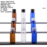 30ml Plastic PET Boston Round Bottles with Screw Cap