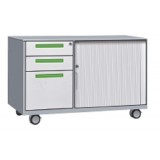 New Design Office Shutter Door Mobile Caddy Under Desk