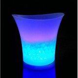 5L Volume Plastic Ice Bucket Bars Nightclubs LED Light Ice Bucket Champagne Beer Bucket