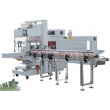 Automatic Big Box And Dozen Bottle Plastic Cutting Shrinking Machine