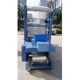 Blue Semi Automatic Big Box And Dozen Bottle Water Wrapping Packing Machine