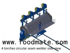 Automatic Pressure Vessel SAW Circular Seam Welding Line