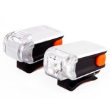 MS-622 Rechargeable Budget Bike Front And Rear Combo Lights Set