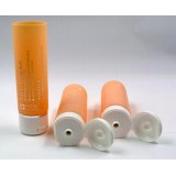 D30mm Soft Matt Touch Surface Cosmetic Cream Plastic Tube Packaging For Facial-care With Filp Top Ca