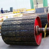 Bulk Material Coal Mining Removable Convenient Belt Conveyor Head Slide Pulley Lagging