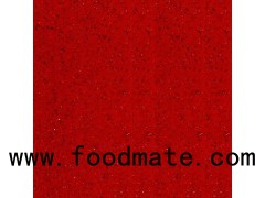 Diamond Red Galaxy Artificial Quartz Stone KF-005