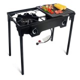 Manual Igniting Out-Door Portable Explore Gas Cooker Double Burner Lpg Stove