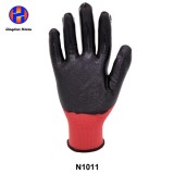 13G Polyester Shell With Nitrile Coated Work Gloves (N6007)
