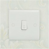 White Moulded Bell Push Switch