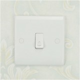 White Moulded Bell Push Switch