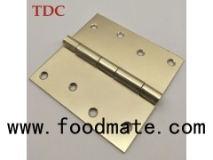 3'' × 3'' Bright Brass Square Corner Hinge