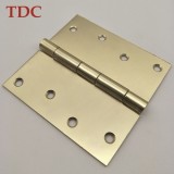 3'' × 3'' Bright Brass Square Corner Hinge