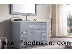 48 in Grey Shaker Style wood compliant  Bathroom sinks Vanity Cabinets with Drawers