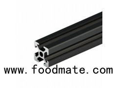 Anodized Black Aluminium Profile