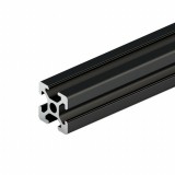 Anodized Black Aluminium Profile