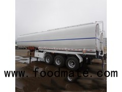 CIMC Skeleton Tanker , Diesel Fuel Tanker Trailer , Gasoline Petroleum Trailers For Sale , Crude Oil