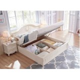 King Size Teak Wood Double Bed Designs With Box