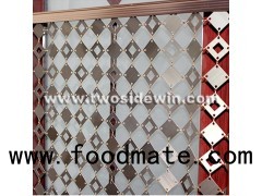 Decorative Bronze Metal Panel Drapery