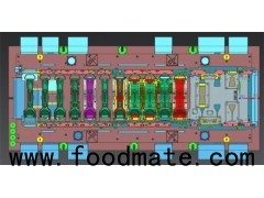 Steel Progressive Die Of Tasla M3 2R PENTHOUSE RAIL INNER