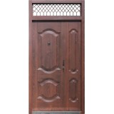 Matt Color Steel Entrance Door At Mother-son Size