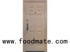 Powder Coated Finish Steel Single Security Door