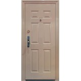 Powder Coated Finish Steel Single Security Door