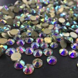 China High Quality Nails Art Crystal Rhinestones 1kg/Bag 1440 Pcs/Bag AB Rainbow Beauty Design Decor